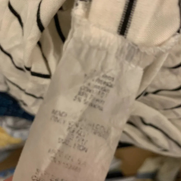 Papermoon black and white striped shirt - Picture 3 of 6